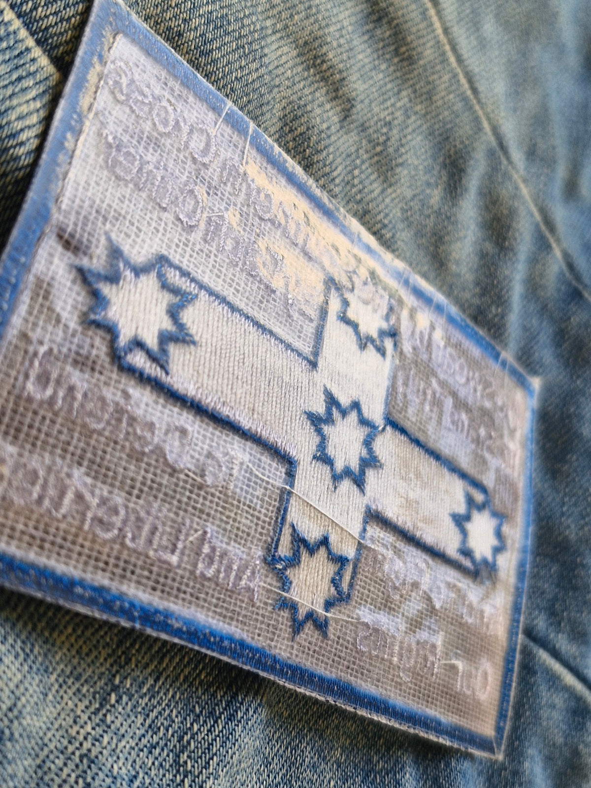 Eureka Stockade Flag Australia | Embroidered Iron-On Patch