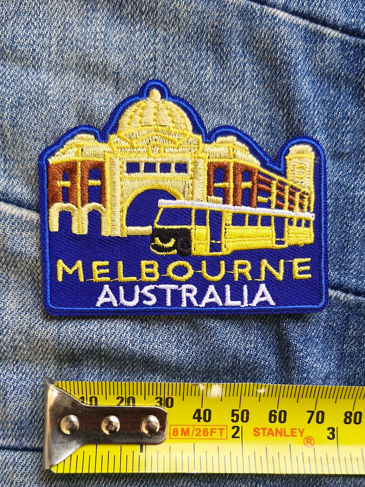 Melbourne Australia | Travel Iron-On Embroidered Patch