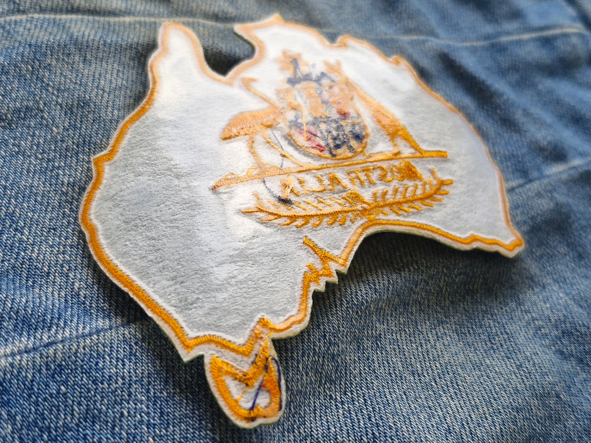 Australia Olympics Green & Gold Crest | Iron-On Patch