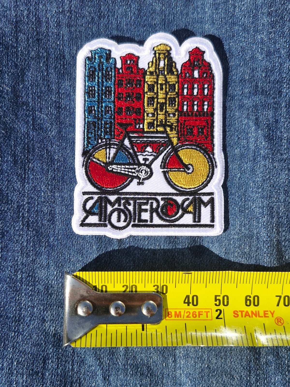 Amsterdam Netherlands | Travel Iron-On Embroidered Patch