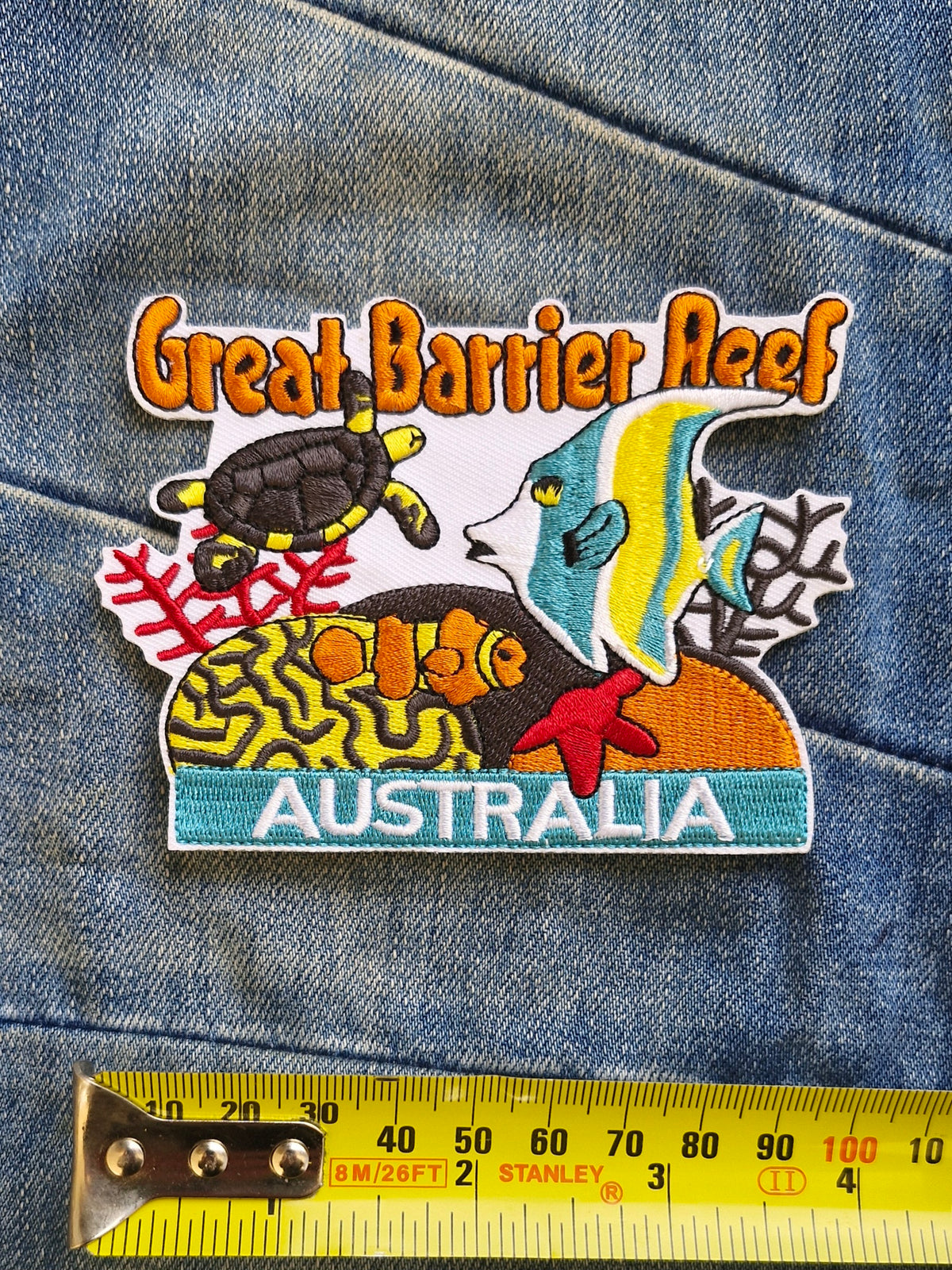 Great Barrier Reef Australia | Travel Iron-On Embroidered Patch