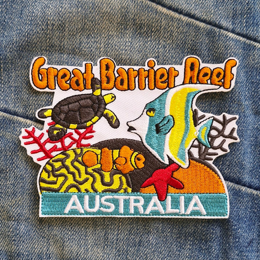 Great Barrier Reef Australia | Travel Iron-On Embroidered Patch