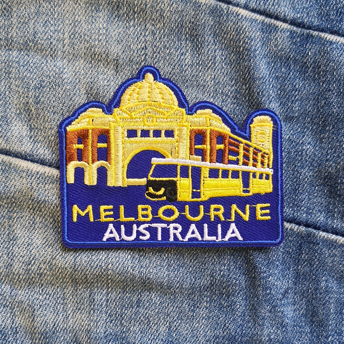 Melbourne Australia | Travel Iron-On Embroidered Patch