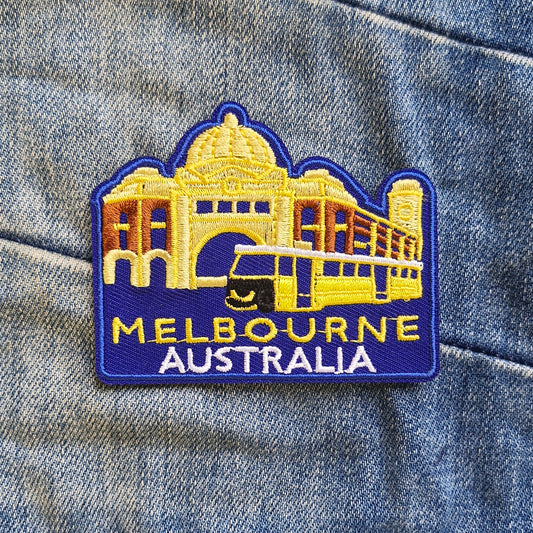 Melbourne Australia | Travel Iron-On Embroidered Patch