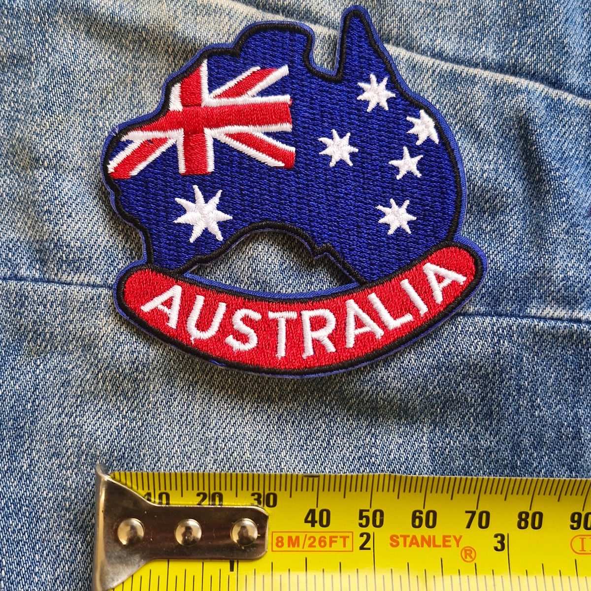 True Blue Australia Flag | Travel Iron-On Embroidered Patch
