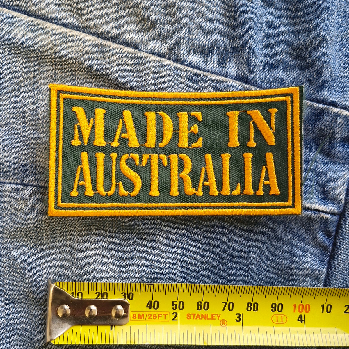 Made in Australia Surf Design embroidered patch — additional product photo 3