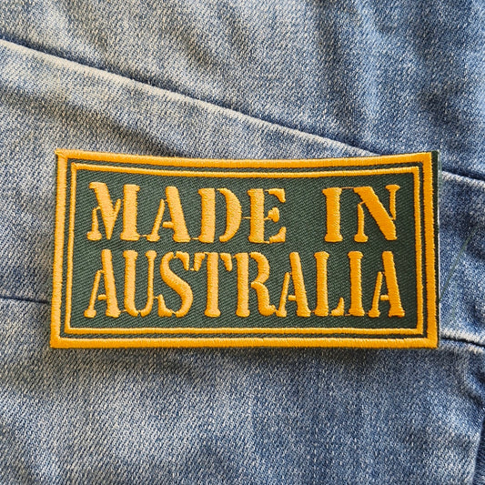Made in Australia Surf | Travel Iron-On Embroidered Patch