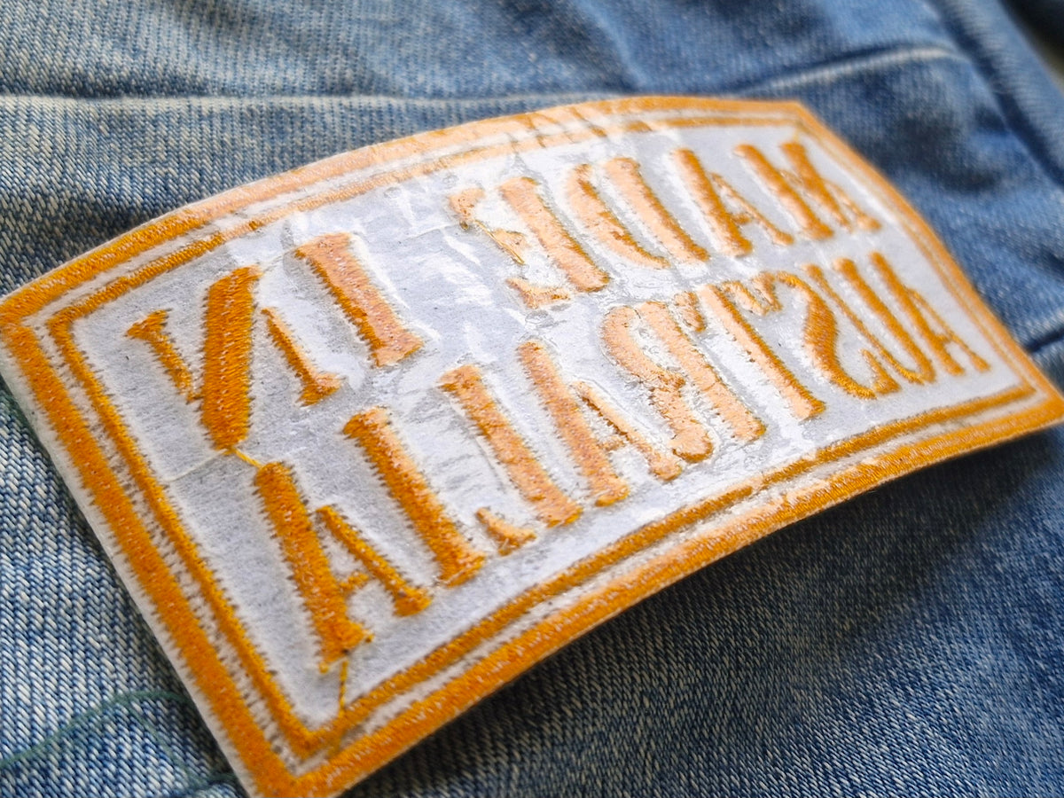 Made in Australia Surf Design embroidered patch — additional product photo 4