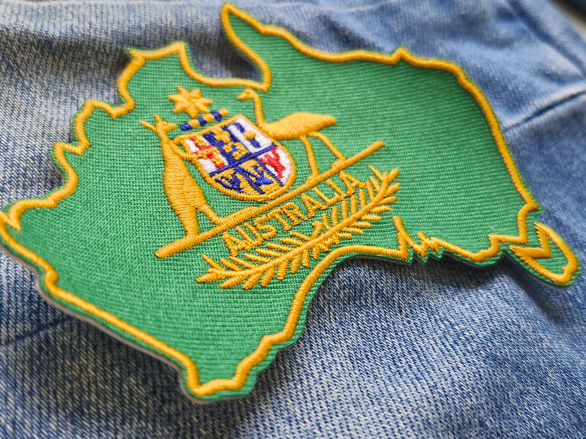 Australia Olympics Green & Gold Crest | Iron-On Patch