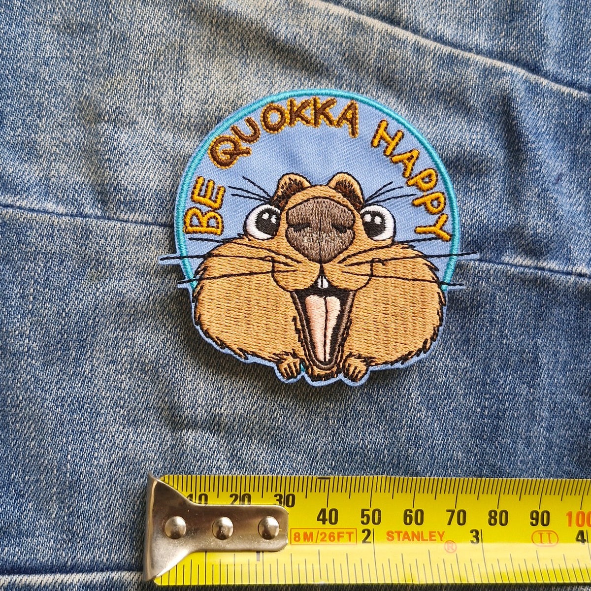 Rottnest Island Quokka WA | Travel Iron-On Embroidered Patch