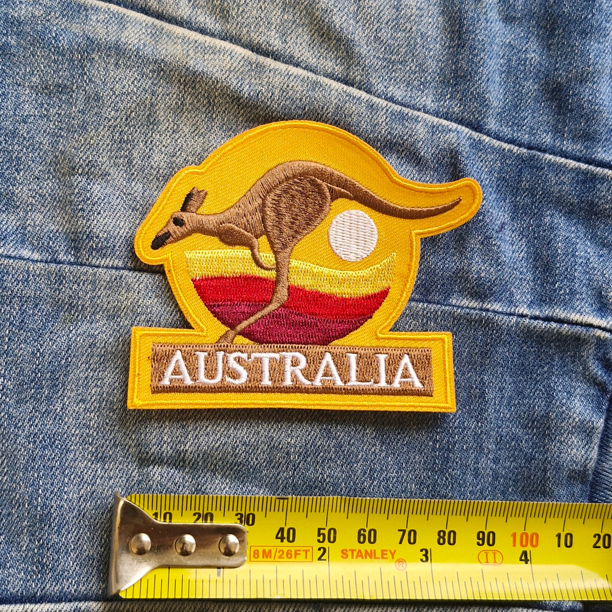 Outback Kangaroo Australia | Travel Iron-On Embroidered Patch