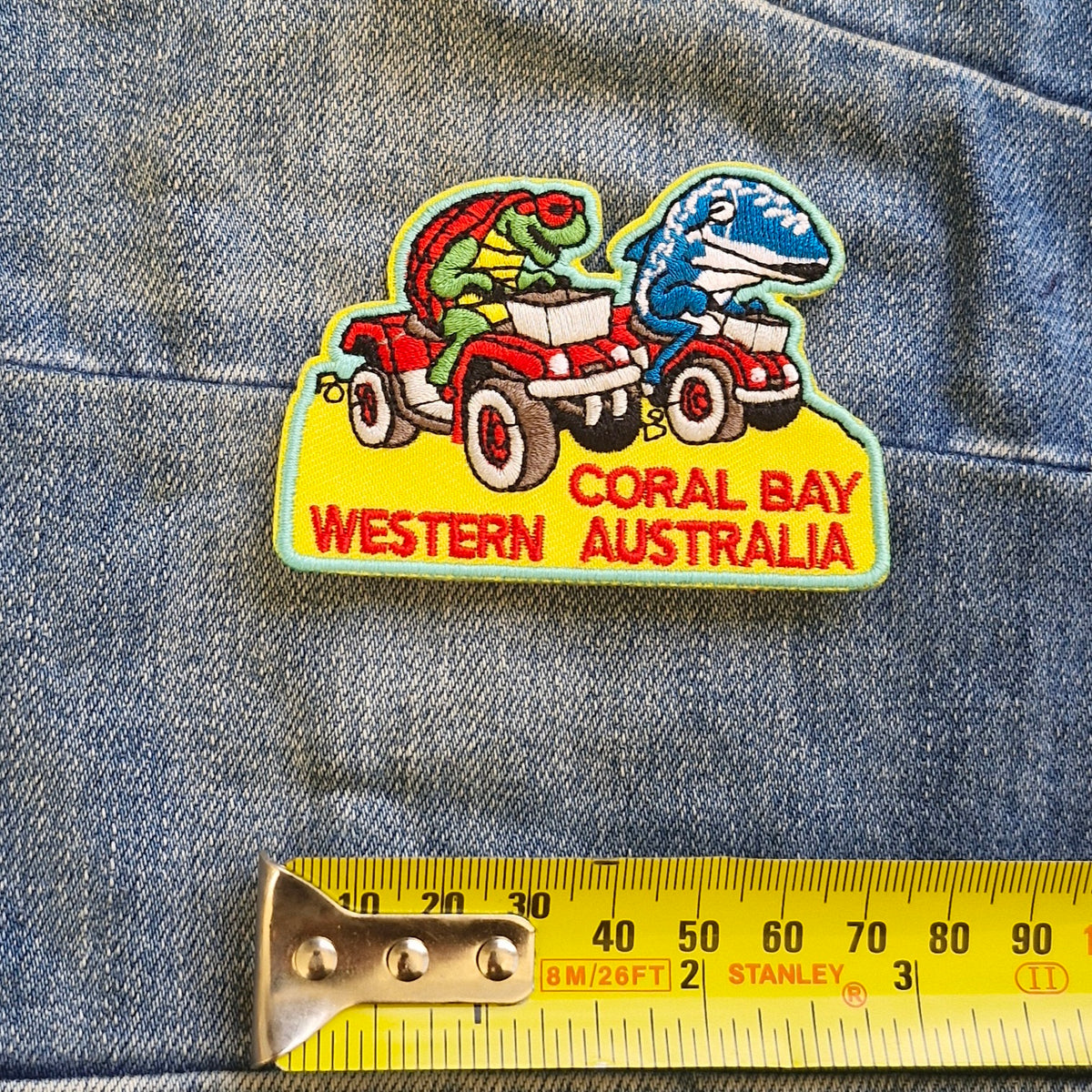 Coral Bay Western Australia | Travel Iron-On Embroidered Patch