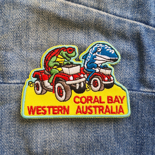 Coral Bay Western Australia | Travel Iron-On Embroidered Patch