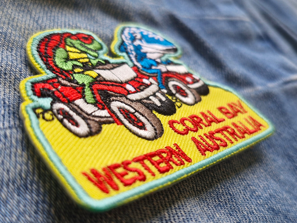 Coral Bay Western Australia | Travel Iron-On Embroidered Patch
