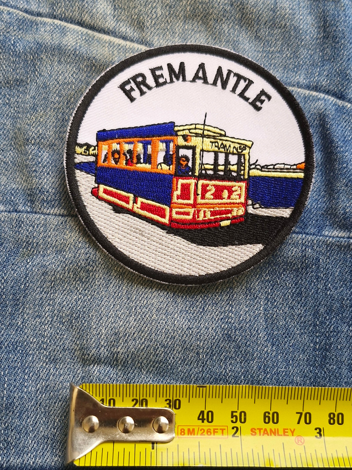 Fremantle Tram Australia | Travel Iron-On Embroidered Patch