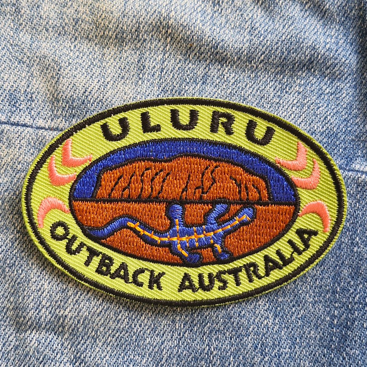 Uluru Outback Australia | Travel Iron-On Embroidered Patch