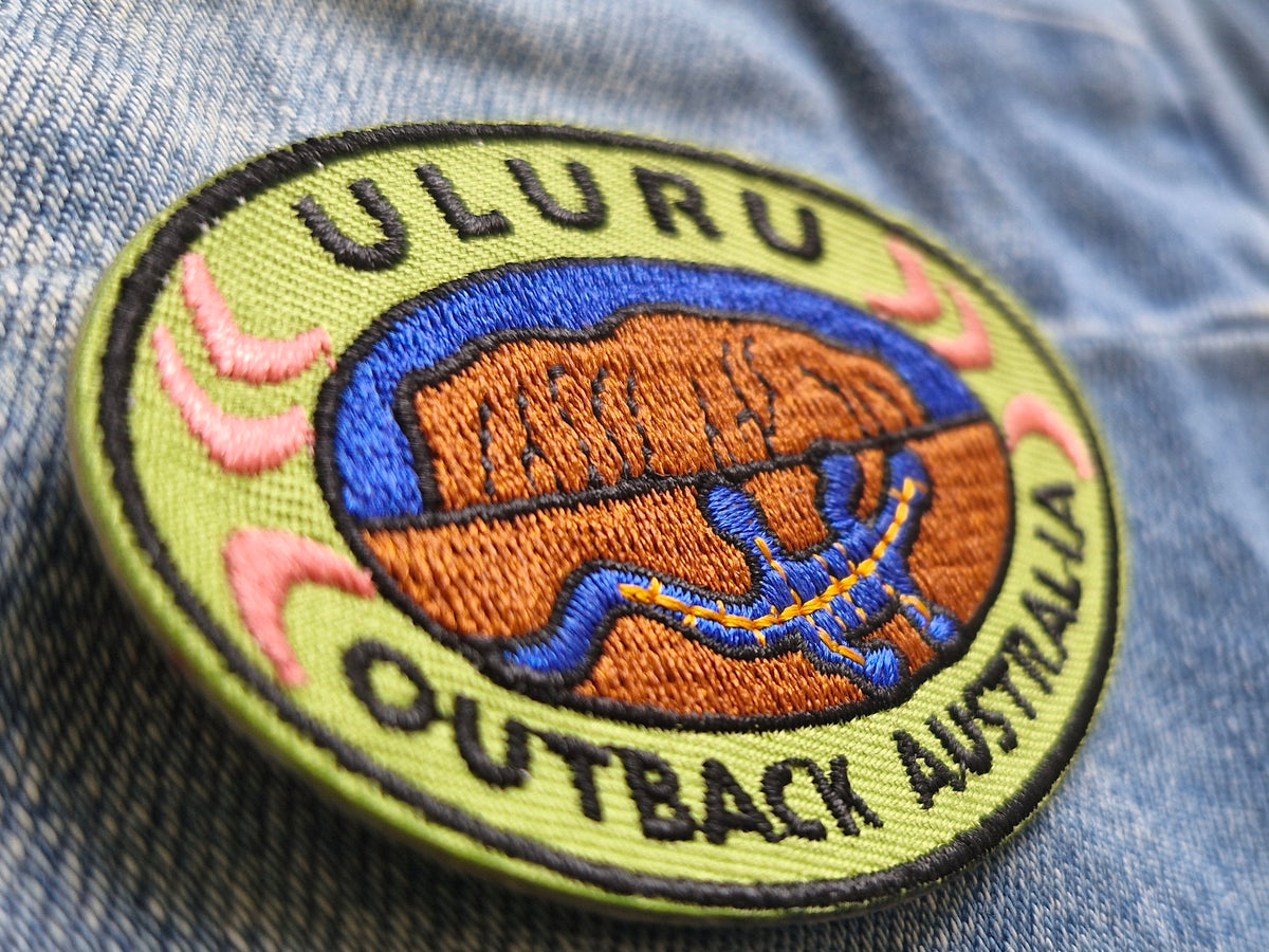 Uluru Outback Australia | Travel Iron-On Embroidered Patch