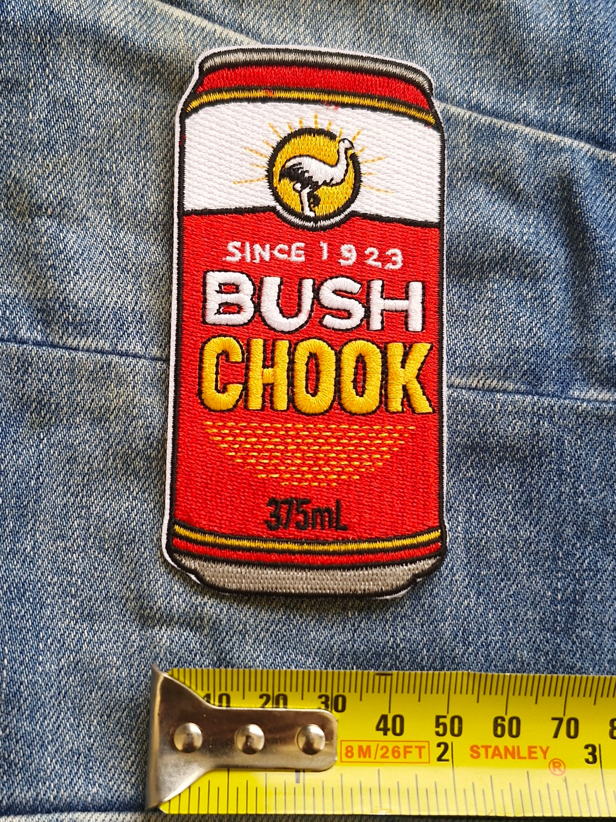 Bush Chook Emu Bitters Beer Australia | Travel Iron-On Patch