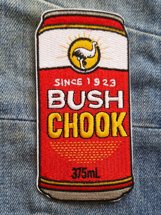 Bush Chook Emu Bitters Beer Australia | Travel Iron-On Patch