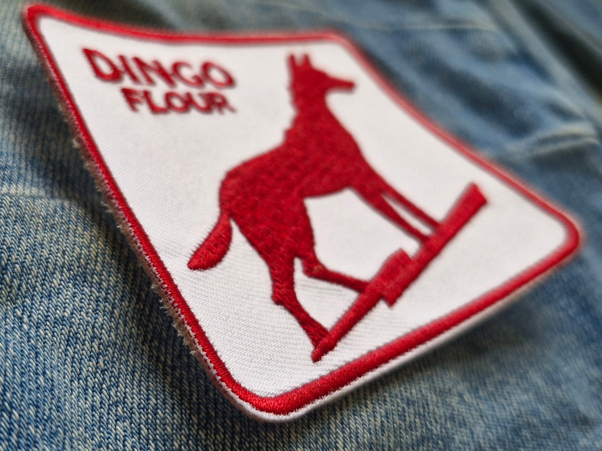 Dingo Flour Western Australia | Travel Iron-On Embroidered Patch