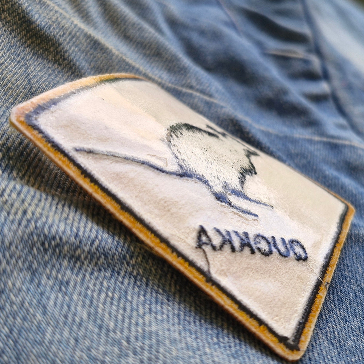 Quokka Australia Road Sign embroidered patch — additional product photo 4