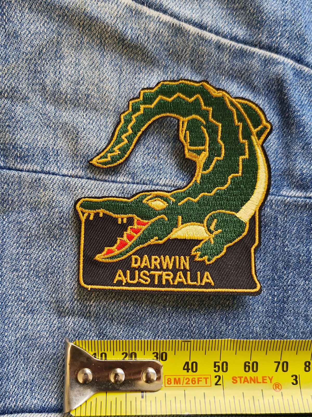 Darwin Crocodile NT embroidered patch — additional product photo 3