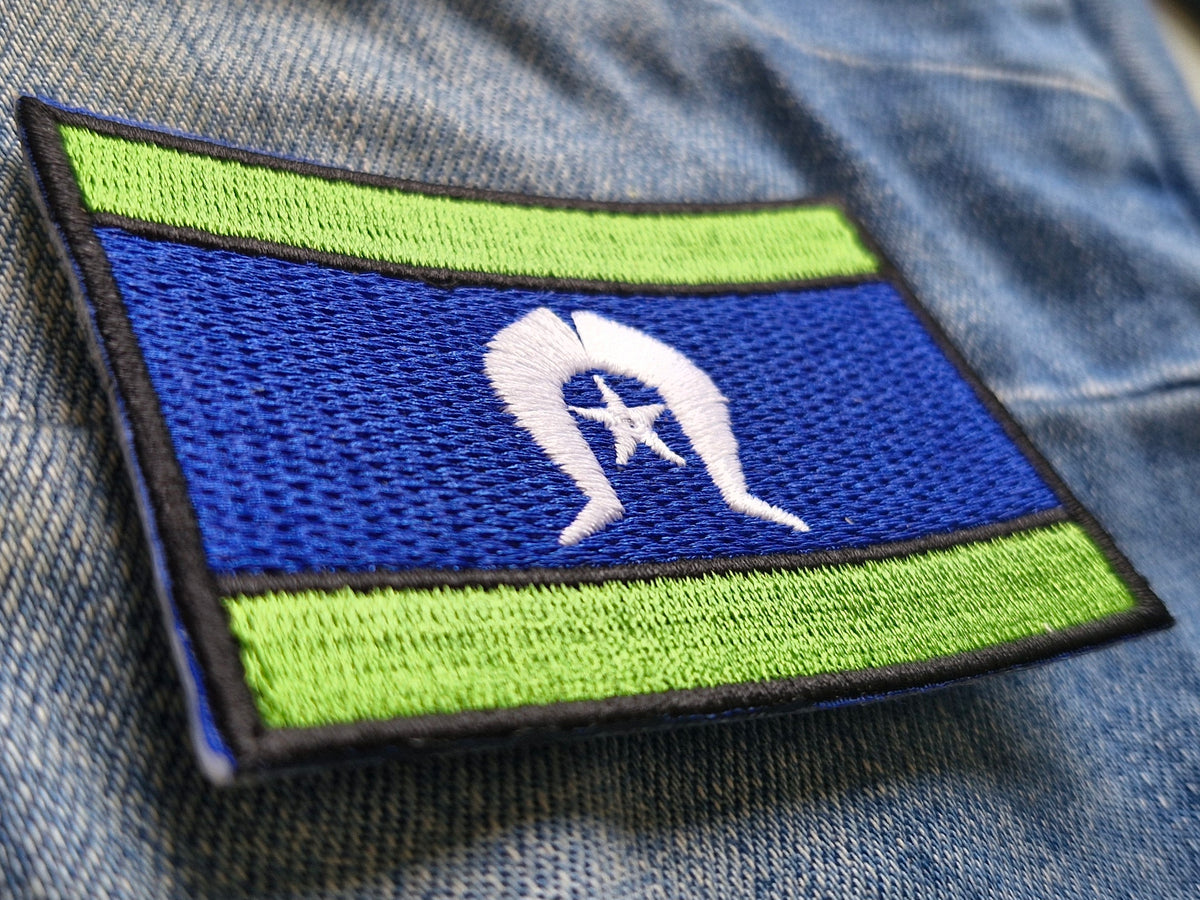 Torres Strait Islander Flag | Embroidered Iron-On Patch