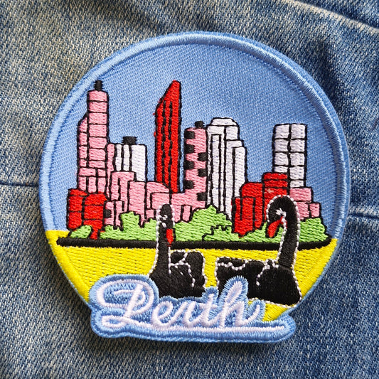 Perth Western Australia | Travel Iron-On Embroidered Patch