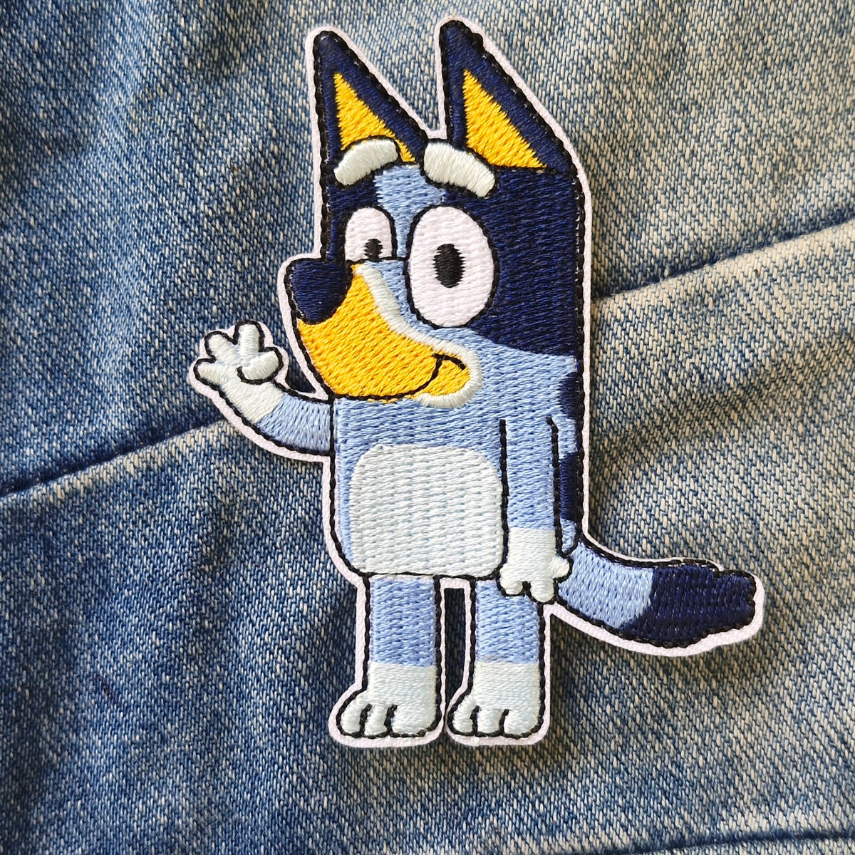 Bluey & Dingo, Kids Cartoon, Australia Iron On Patch Embroidery Craft Kids