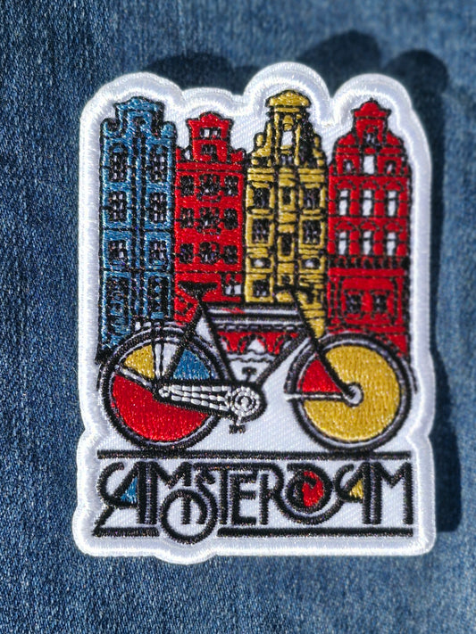 Amsterdam Netherlands | Travel Iron-On Embroidered Patch