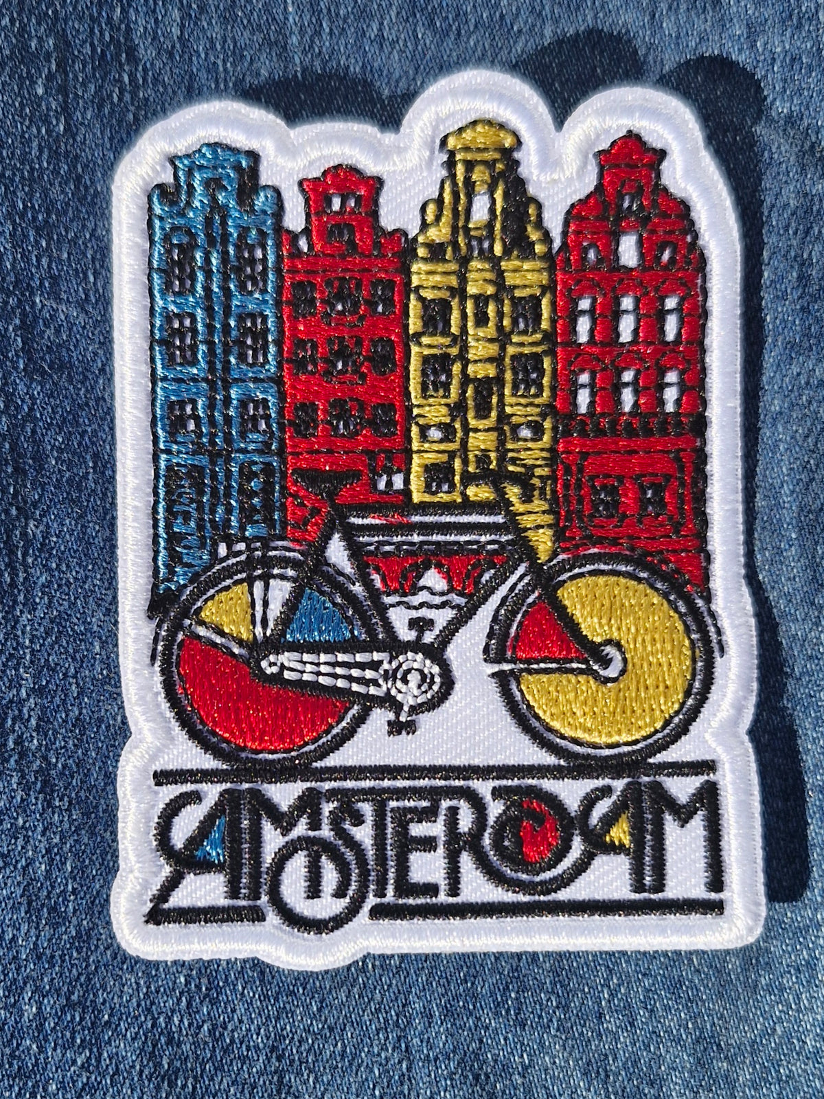 Amsterdam Netherlands | Travel Iron-On Embroidered Patch