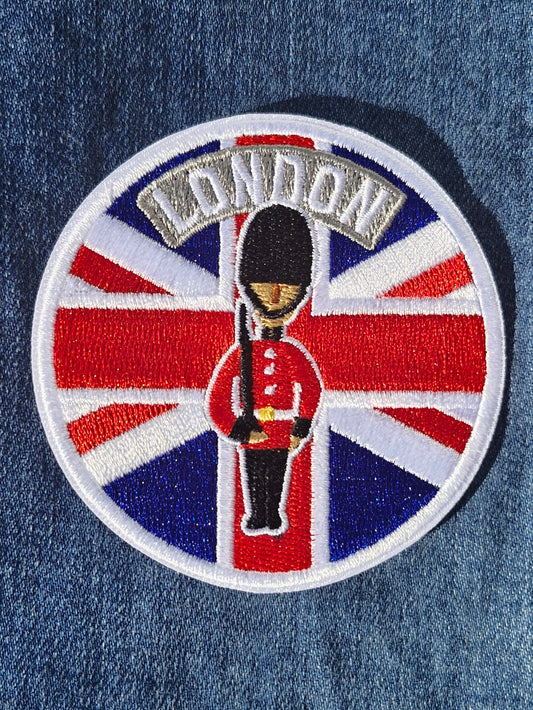 London UK | Travel Iron-On Embroidered Patch