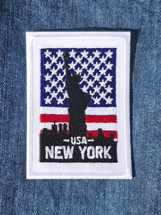 New York City USA | Travel Iron-On Embroidered Patch