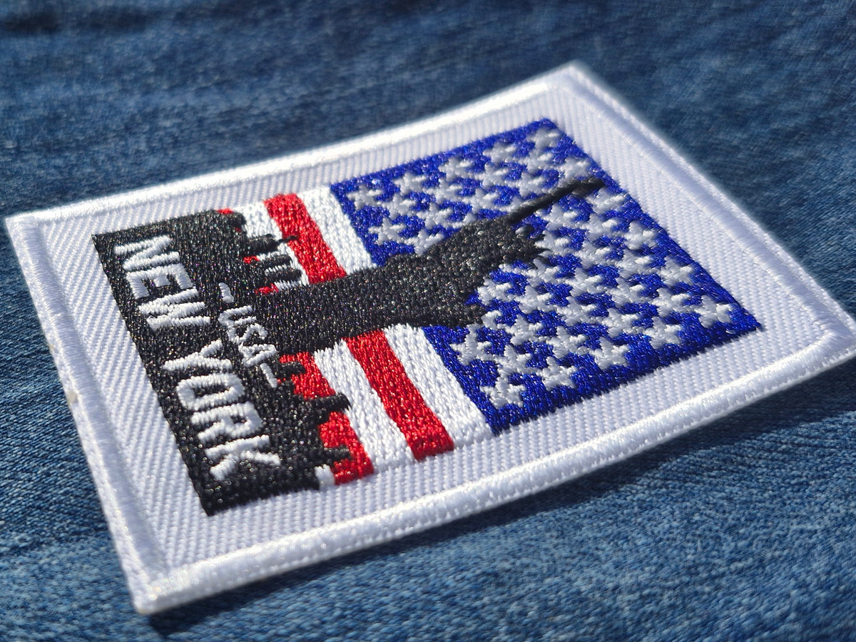 New York City USA embroidered patch — additional product photo 3