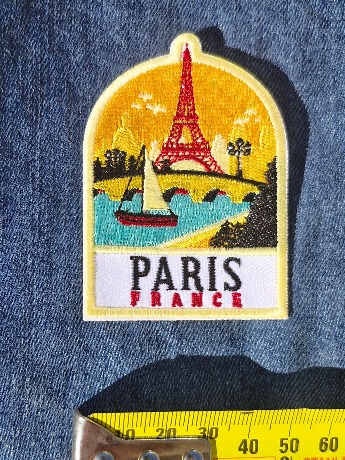 Paris France | Travel Iron-On Embroidered Patch