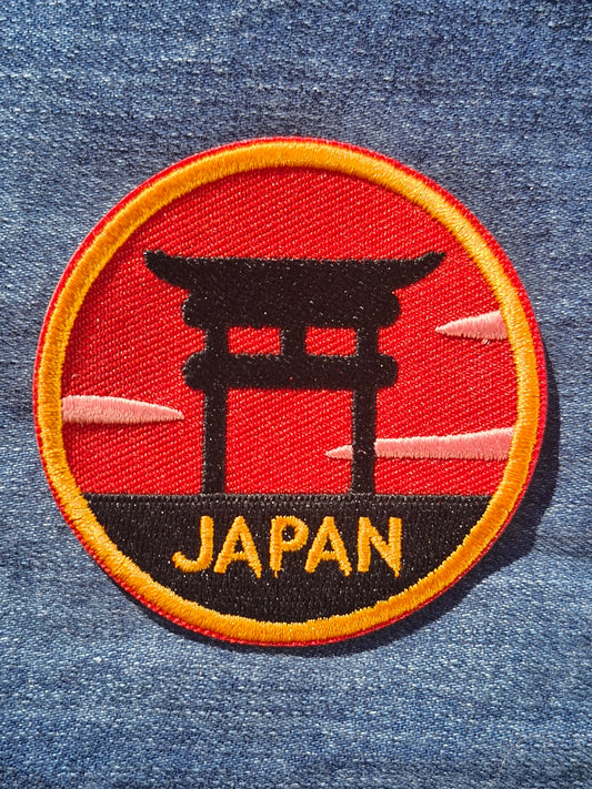 Japan | Travel Iron-On Embroidered Patch