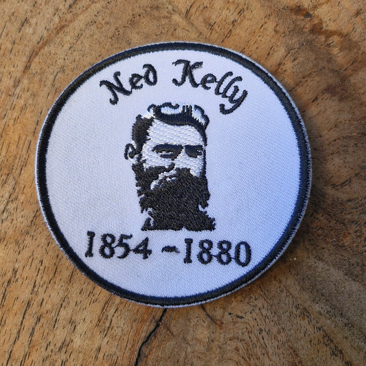 Ned Kelly Australian Bushranger | Embroidered Iron-On Patch